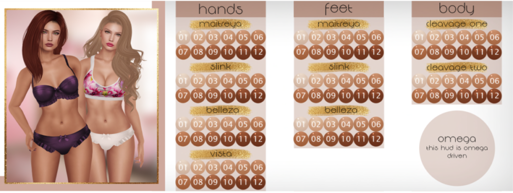 amara beauty body appliers HUD